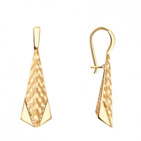 Золотые серьги Красносельский ювелир АСд908-3749 АСд908-3749 фото