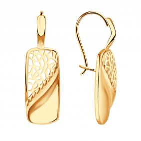 Золотые серьги Красносельский ювелир АСд952-3811 АСд952-3811 фото