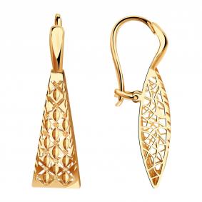 Золотые серьги Красносельский ювелир АСд953-3812 АСд953-3812 фото