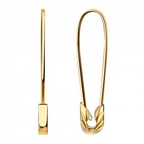 Золотые серьги Красносельский ювелир АСд959-3834 АСд959-3834 фото