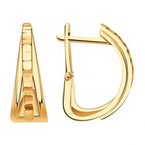 Золотые серьги Красносельский ювелир АСд963-3851 АСд963-3851 фото