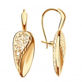 Золотые серьги Красносельский ювелир АСд967-3856 АСд967-3856 фото