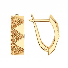 Золотые серьги Красносельский ювелир АСд973-3872 АСд973-3872 фото