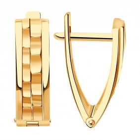 Золотые серьги Красносельский ювелир АСд974-3873 АСд974-3873 фото