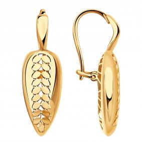 Золотые серьги Красносельский ювелир АСд990-3894 АСд990-3894 фото