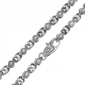 Цепь плетение Фантазийное из черненого серебра Иордань Б-Ц-004 Б-Ц-004 фото