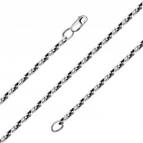 Цепь плетение Фантазийное из черненого серебра Иордань Б-Ц-044 Б-Ц-044 фото