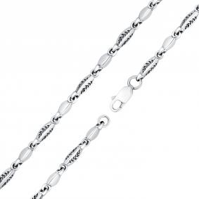 Цепь плетение Фантазийное из черненого серебра Иордань Б-Ц-109 Б-Ц-109 фото