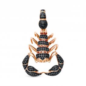 Золотая подвеска BERGER Б030747ч с фианитом Б030747ч фото