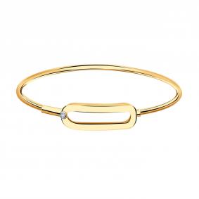 Золотой браслет BERGER Б070007 с фианитом Б070007 фото