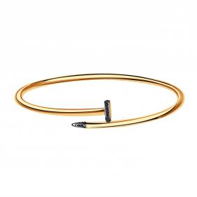 Золотой браслет BERGER Б070029ч с фианитом Б070029ч фото