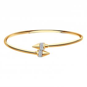 Золотой браслет BERGER Б070038 с фианитом Б070038 фото