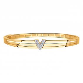 Золотой браслет BERGER Б070047 с фианитом Б070047 фото