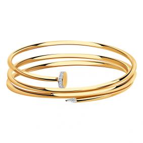 Золотой браслет BERGER Б070065 с фианитом Б070065 фото