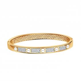 Золотой браслет BERGER Б070167 с фианитом Б070167 фото