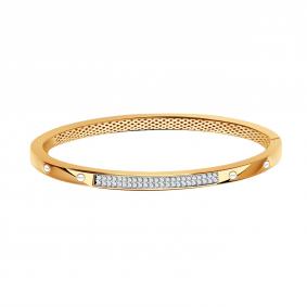 Золотой браслет BERGER Б070170 с фианитом Б070170 фото