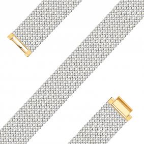 Золотой браслет BERGER Б070188 с фианитом Б070188 фото