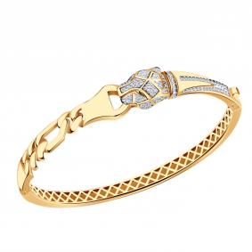 Золотой браслет BERGER Б070266 с фианитом Б070266 фото