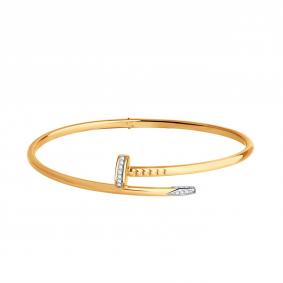 Золотой браслет BERGER Б070369 с фианитом Б070369 фото