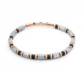 Браслет из комбинированного золота BERGER Б070447 с ониксом Б070447 фото