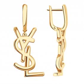 Золотые серьги BERGER Б120109 Б120109 фото