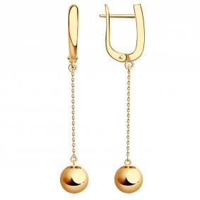 Золотые серьги BERGER Б120137 Б120137 фото