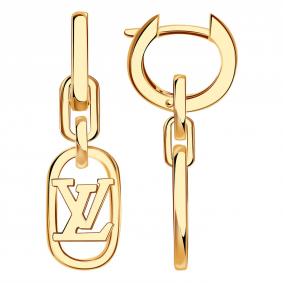 Золотые серьги-трансформеры BERGER Б120439 Б120439 фото