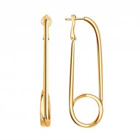 Золотые серьги BERGER Б120456 Б120456 фото