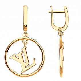 Золотые серьги BERGER Б120498-1 Б120498-1 фото