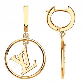 Золотые серьги BERGER Б120498 Б120498 фото