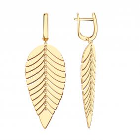 Золотые серьги BERGER Б120499-1 Б120499-1 фото