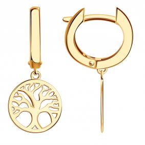 Золотые серьги BERGER Б120532 Б120532 фото