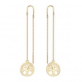 Золотые серьги BERGER Б120534 Б120534 фото