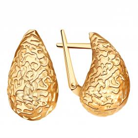 Золотые серьги BERGER Б120656 Б120656 фото