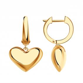 Золотые серьги BERGER Б120689 Б120689 фото