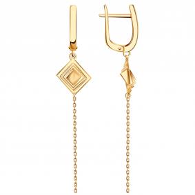 Золотые серьги BERGER Б120830 Б120830 фото