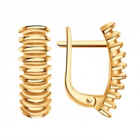 Золотые серьги BERGER Б120894 Б120894 фото