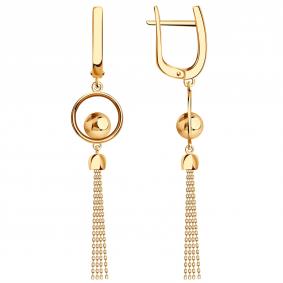 Золотые серьги BERGER Б120932 Б120932 фото