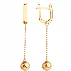 Золотые серьги BERGER Б120935 Б120935 фото