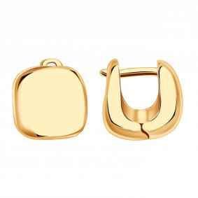 Золотые серьги BERGER Б120943 Б120943 фото