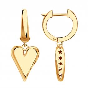 Золотые серьги BERGER Б120956 Б120956 фото