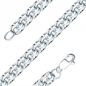 Серебряный браслет плетение Бисмарк NOVIKOV БАрод090 БАрод090 фото