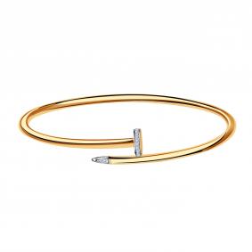 Золотой браслет BERGER ББР170029 с бриллиантом ББР170029 фото