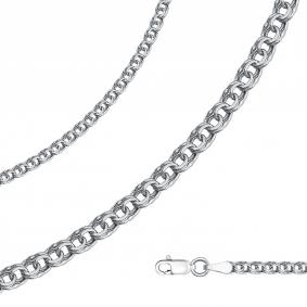 Серебряная цепь плетение Бисмарк Высоковы 585 БГП40-Р БГП40-Р фото