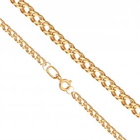 Золотой браслет плетение Двойной Ромб Karatov БРМ20516060 БРМ20516060 фото