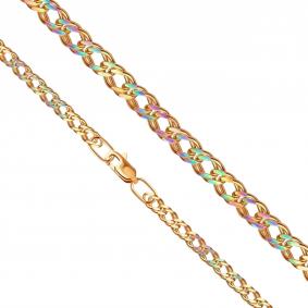 Золотой браслет плетение Двойной Ромб Karatov БРМ20517060-РА БРМ20517060-РА фото
