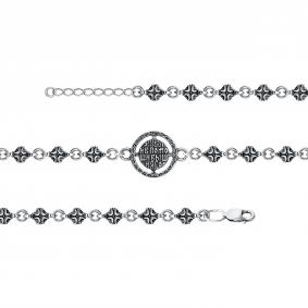 Браслет из черненого серебра Высоковы 585 БФ-3-Ч БФ-3-Ч фото