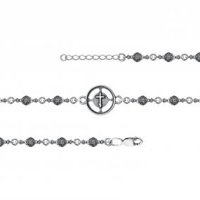 Браслет из черненого серебра Высоковы 585 БФ-4-Ч БФ-4-Ч фото