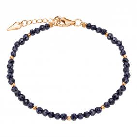 Браслет из золочёного серебра Высоковы 585 БФ-6-П с шпинелью БФ-6-П фото