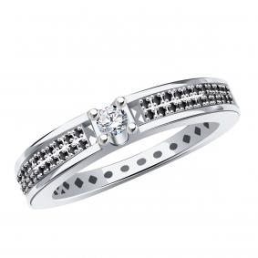 Кольцо из белого золота BERGER Бб110685ч с фианитом Бб110685ч фото